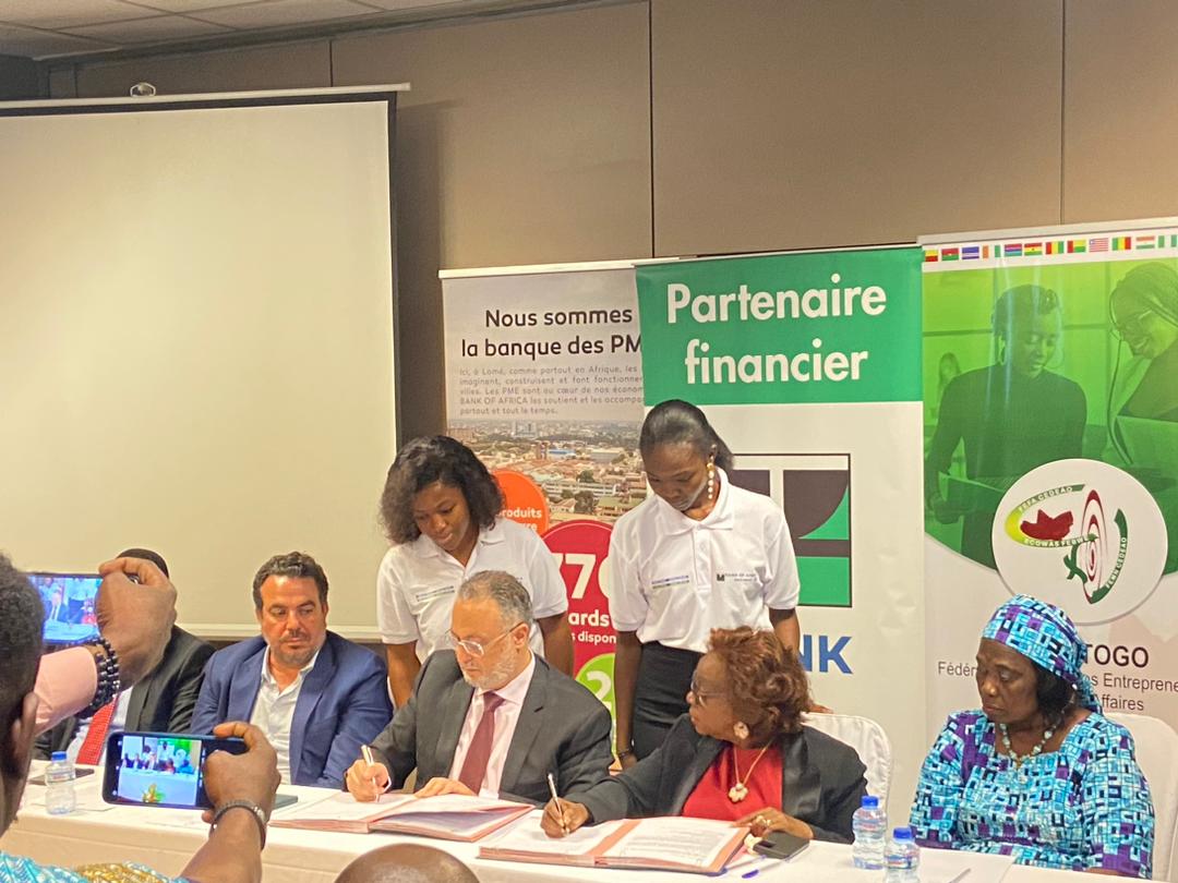 PARTENARIAT BOA TOGO & FEFA-TOGO-1 milliard de fcfa au benefice des femmes entrepreneures